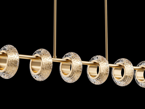 Marilyn Luxury Copper Pendant Light 3D-Modell