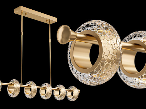 Marilyn Luxury Copper Pendant Light 3D-Modell