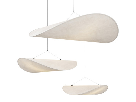 Wabi-sabi Tense Pendant Lamp Dia 70 90 120 3D Model