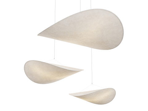 Wabi-sabi Tense Pendant Lamp Dia 70 90 120 Modèle 3D
