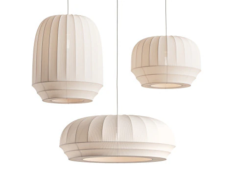 北の伝統ペンダントランプ 3Dモデル