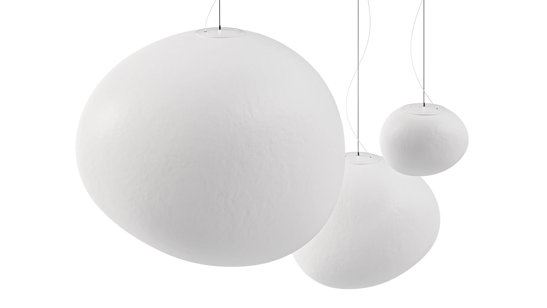 Gregg Pendant Light by Foscarini 3D Model .c4d .max .obj .3ds .fbx .stl .blend 