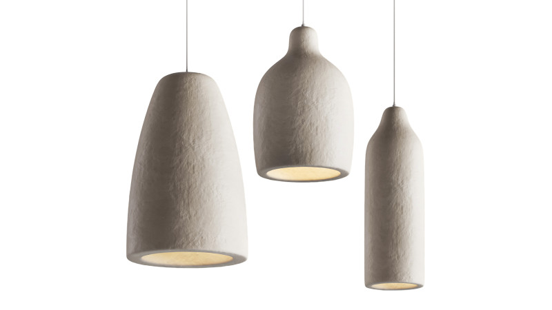 Japanese Style Wabi-sabi Pendant Light by DLSixYi Modello 3D .c4d .max .obj .3ds .fbx .stl .blend