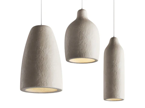 DLSixYiの和風わびさびペンダントライト 3Dモデル