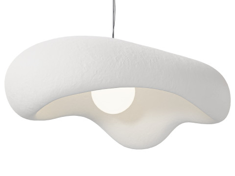 जापानी शैली वाबी-सबी पेंडेंट लाइट 3D मॉडल