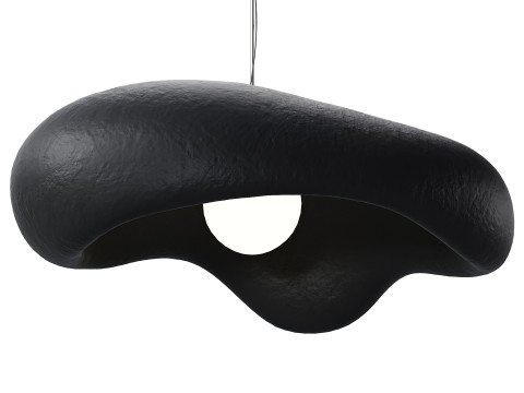 जापानी शैली वाबी-सबी पेंडेंट लाइट 3D मॉडल