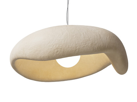 जापानी शैली वाबी-सबी पेंडेंट लाइट 3D मॉडल