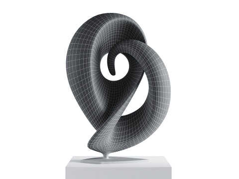 Abstract sculpture by Trevor Askin 3D मॉडल