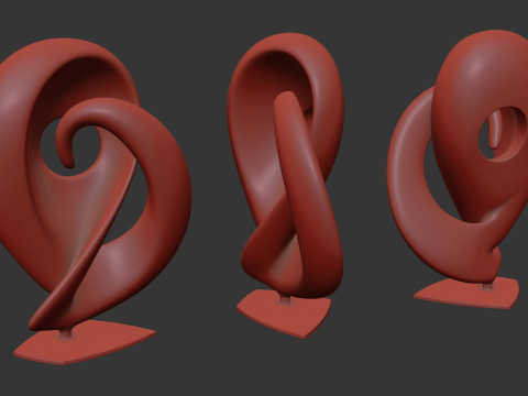Abstract sculpture by Trevor Askin 3D मॉडल