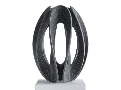 Abstract sculpture by Gianpietro Carlesso 3Dモデル