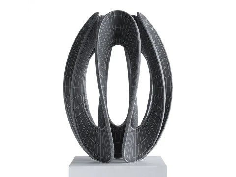 Abstract sculpture by Gianpietro Carlesso 3D Model