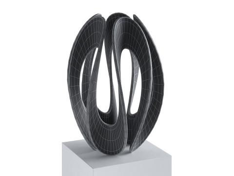 Abstract sculpture by Gianpietro Carlesso 3Dモデル