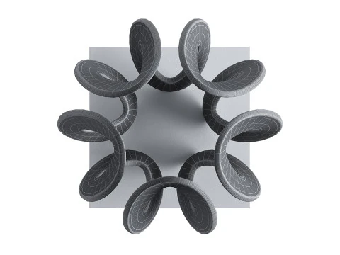 Abstract sculpture by Gianpietro Carlesso 3D Model