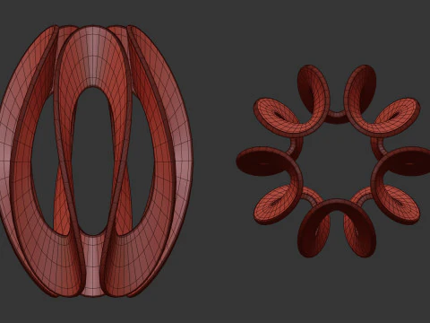 Abstract sculpture by Gianpietro Carlesso 3D Model