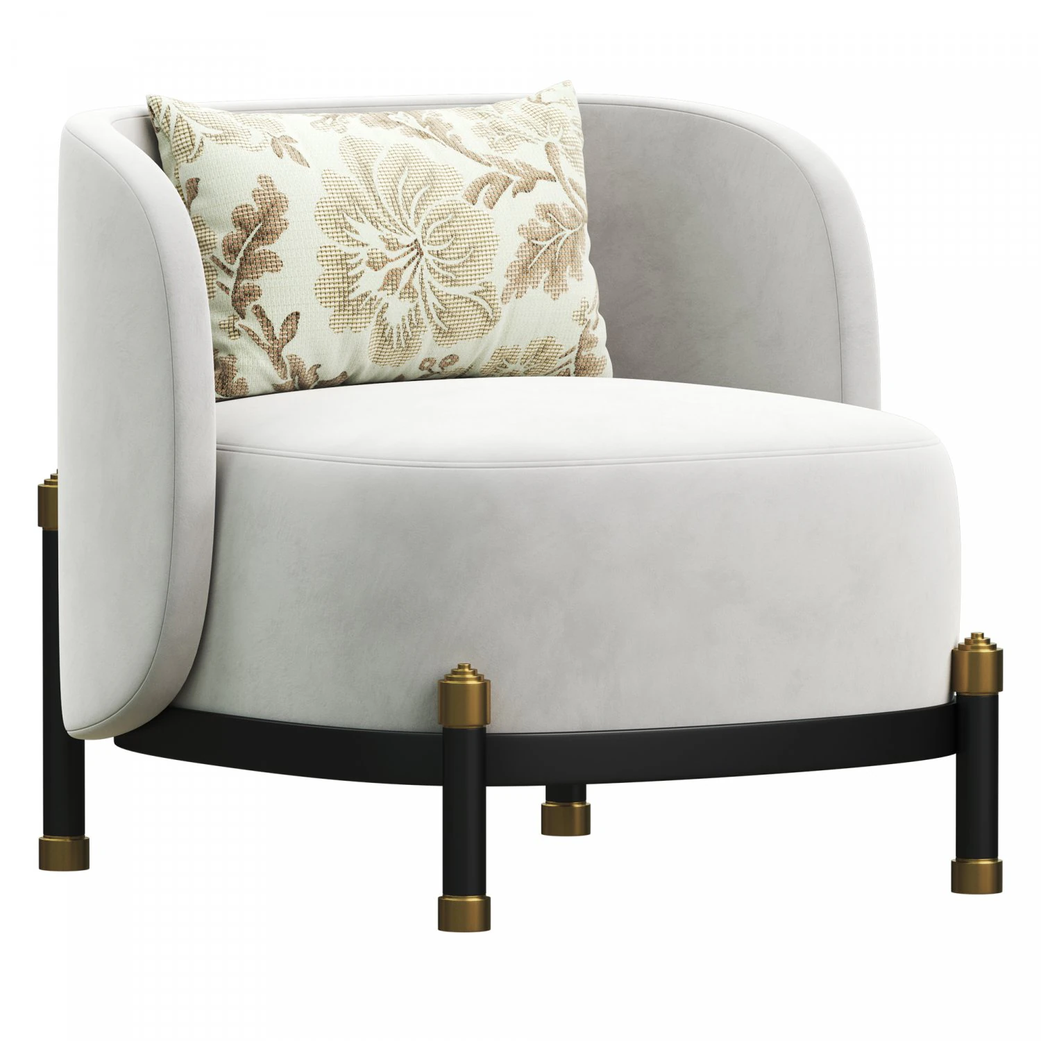 Greyson armchair 3D Model .c4d .max .obj .3ds .fbx .stl .blend 