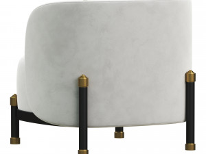 Greyson armchair Modello 3D