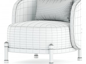 Greyson armchair Modello 3D