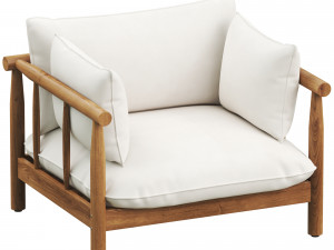 Kave Home Sacova armchair 3D Model