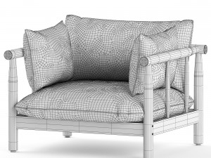 Kave Home Sacova armchair 3D Model