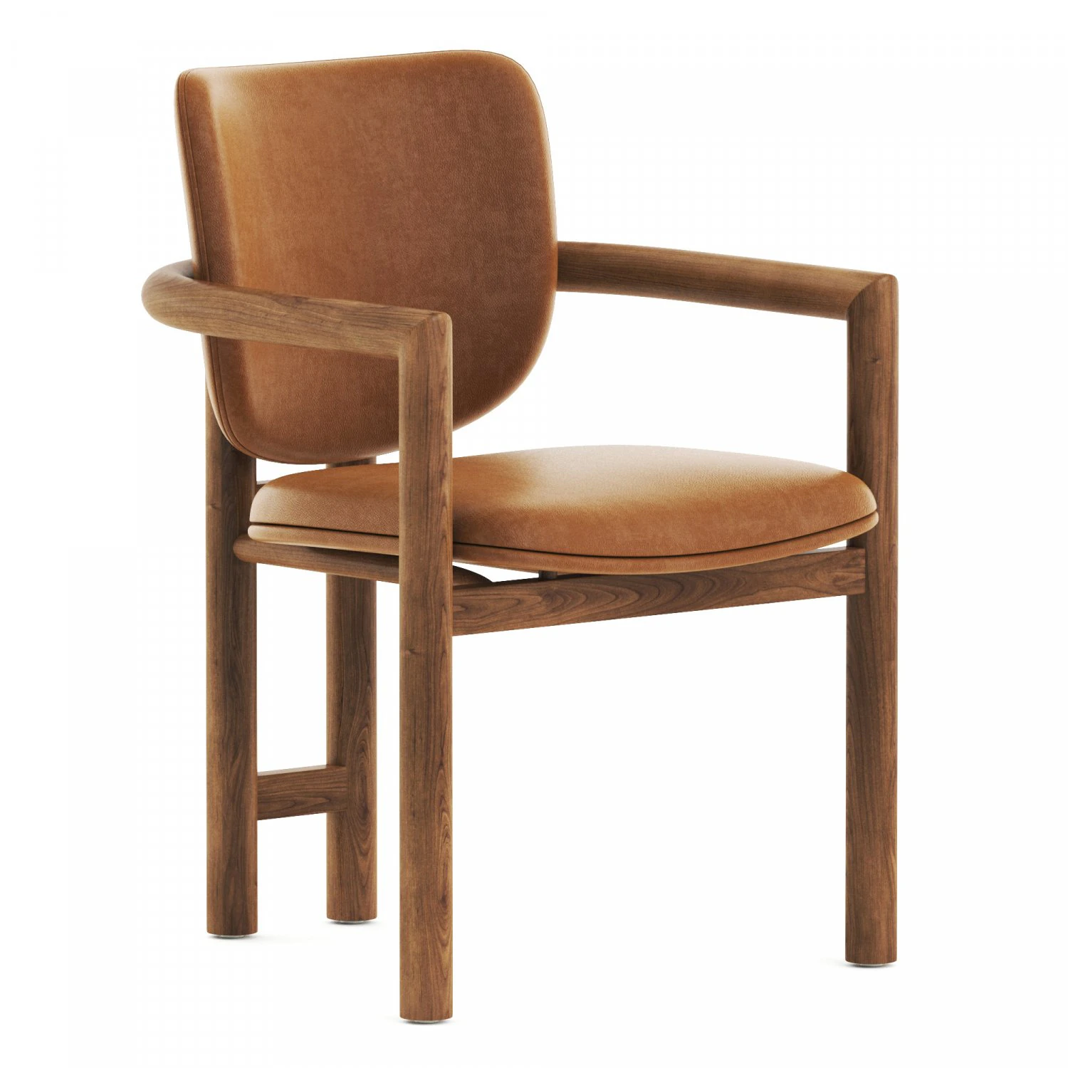 Madeira chair 3D Model .c4d .max .obj .3ds .fbx .stl .blend 