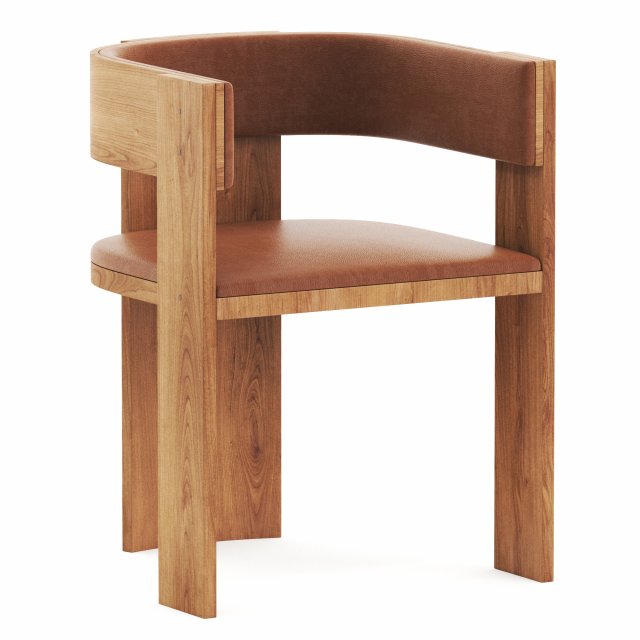 COLLECTOR chair by Kristina Dam 3D Модель .c4d .max .obj .3ds .fbx .stl .blend 