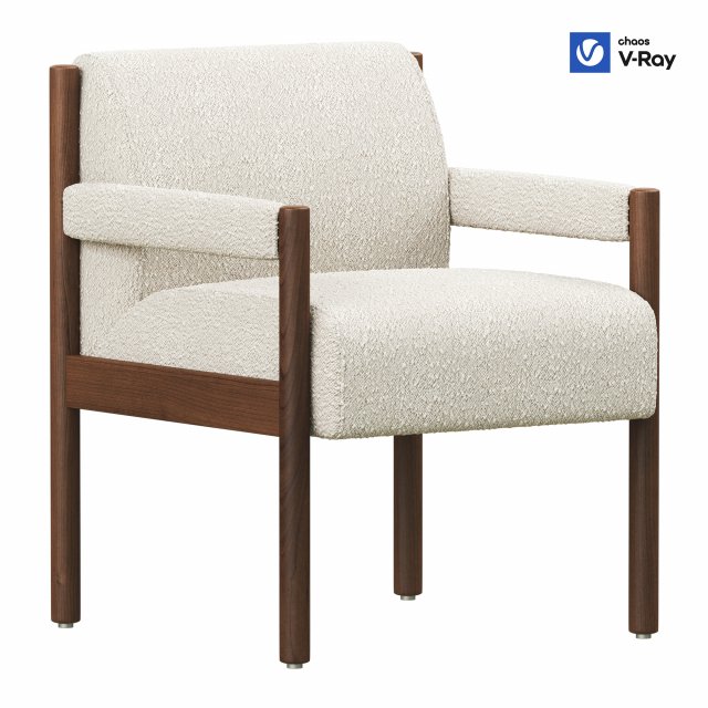 Redmond armchair Modelo 3D .c4d .max .obj .3ds .fbx .stl .blend