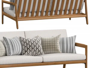 TEAK JACK sofa by Ethnicraft 3D Model