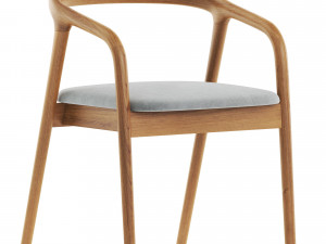 Wood chair 3D 모델