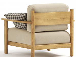 Tirant armchair by Kave Home 3D मॉडल