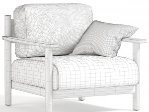 Tirant armchair by Kave Home 3D मॉडल