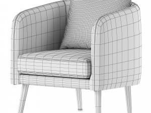 Maunt armchair 3D 模型