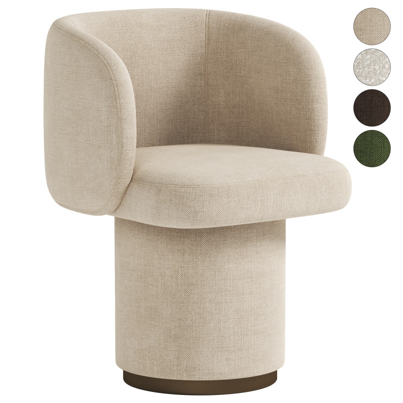 Dining Chair Marly Modelo 3D .c4d .max .obj .3ds .fbx .stl .blend