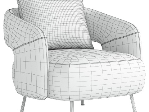 356 Armchair 3D मॉडल