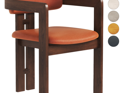 0414 Dining Armchair 3D Model