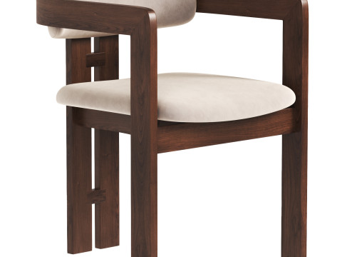 0414 Dining Armchair 3D Model