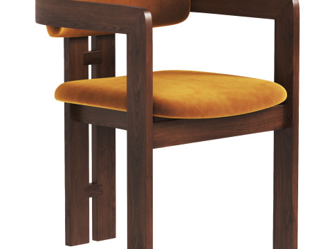 0414 Dining Armchair 3D Model