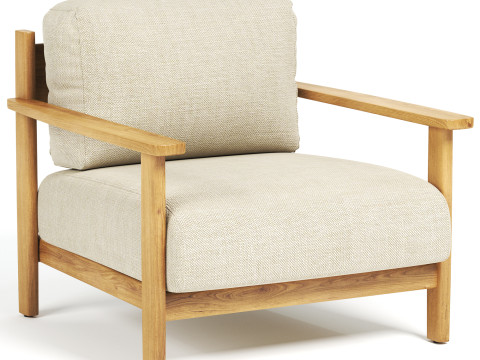Tirant armchair by Kave Home 3D Модель