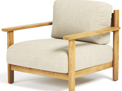 Tirant armchair by Kave Home Modello 3D
