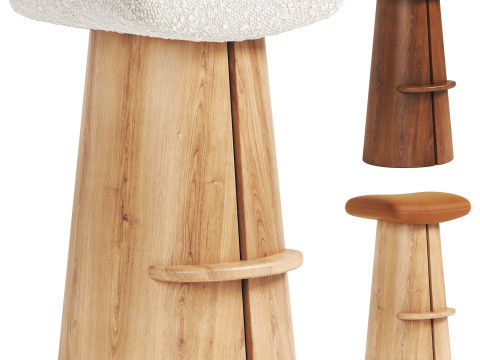 The Weston Bar Counter Stool 3D Модель