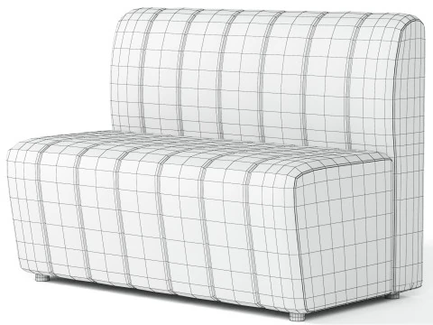 Torn sofa 3D Model