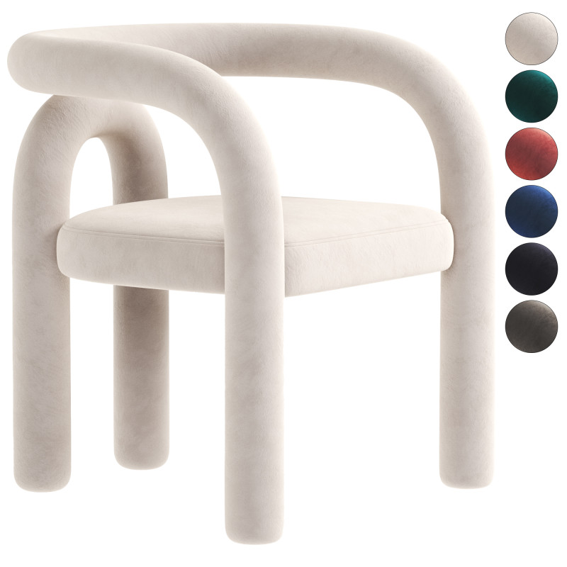 Tubo chair Model 3D .c4d .max .obj .3ds .fbx .stl .blend 