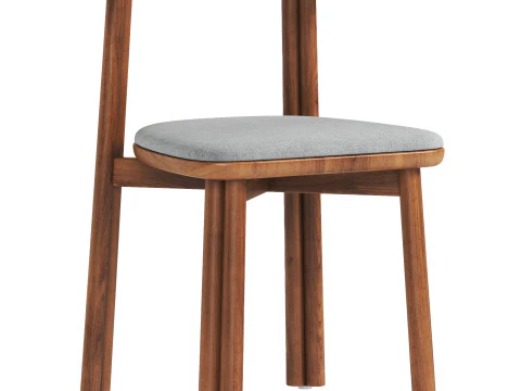 Sedia in twill Modello 3D