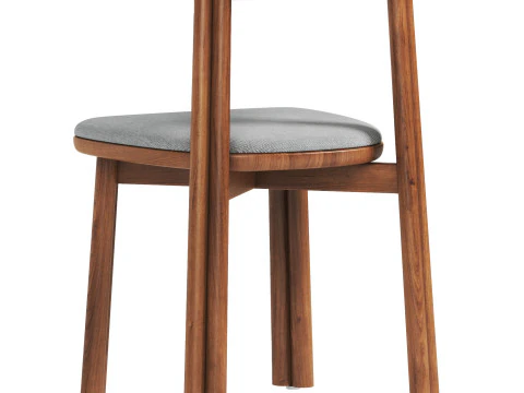 Sedia in twill Modello 3D