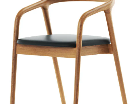 Wood chair 3D Model