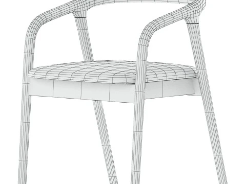 Wood chair 3D Model