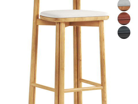 Twill Counter Chair 3D Model