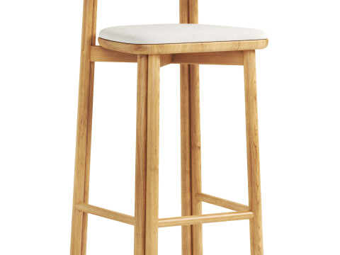 Twill Counter Chair 3D 模型