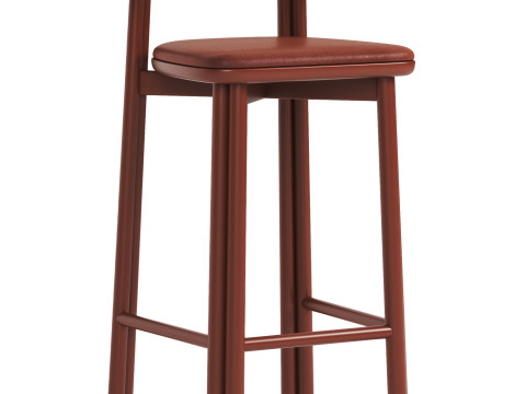 Twill Counter Chair 3D 模型