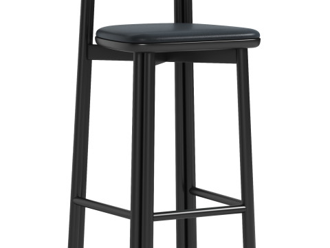 Twill Counter Chair 3D 模型