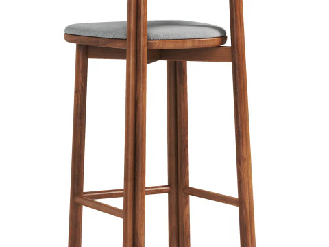 Twill Counter Chair 3D Model